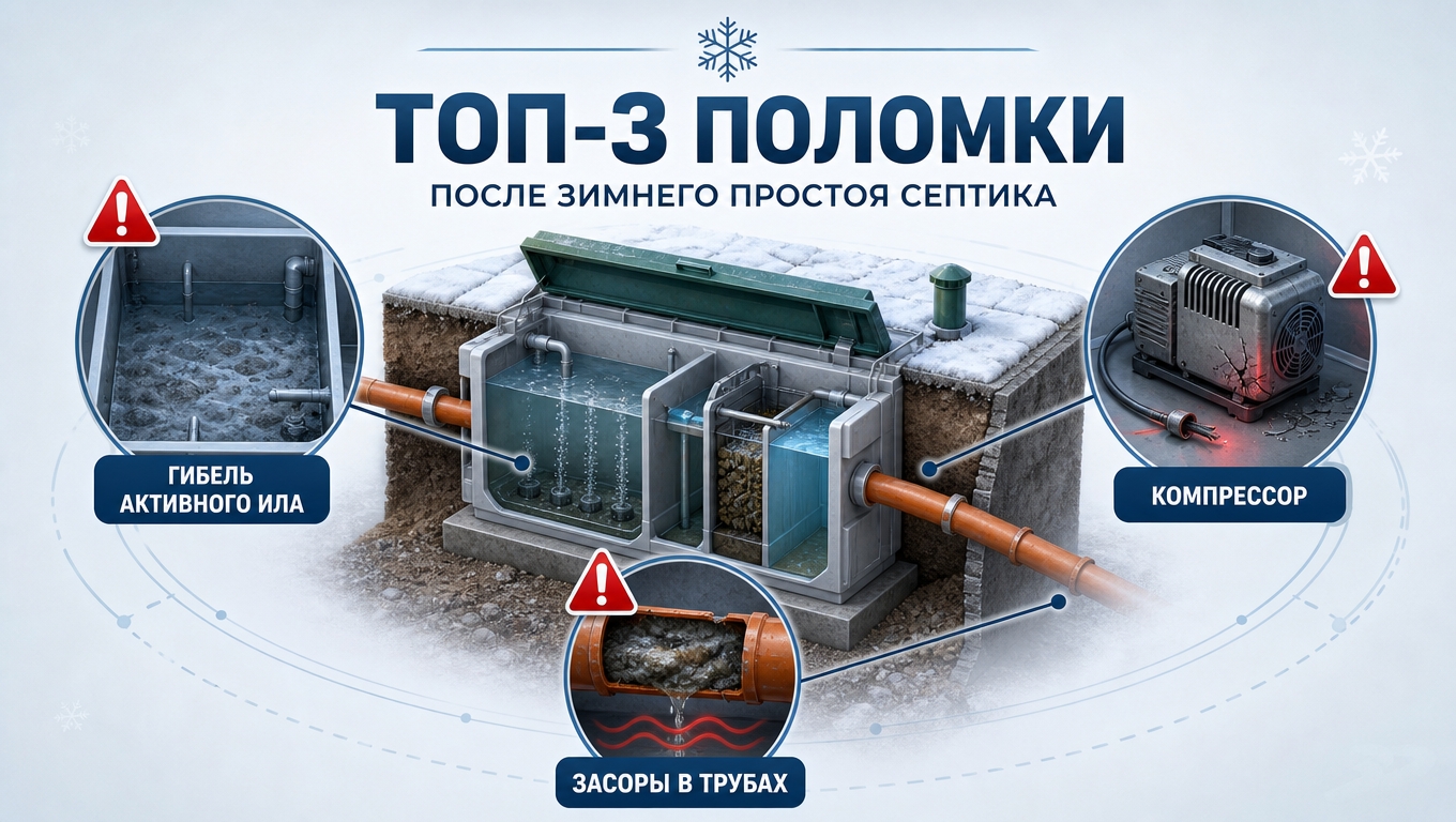 Обслуживание септика в Московской области