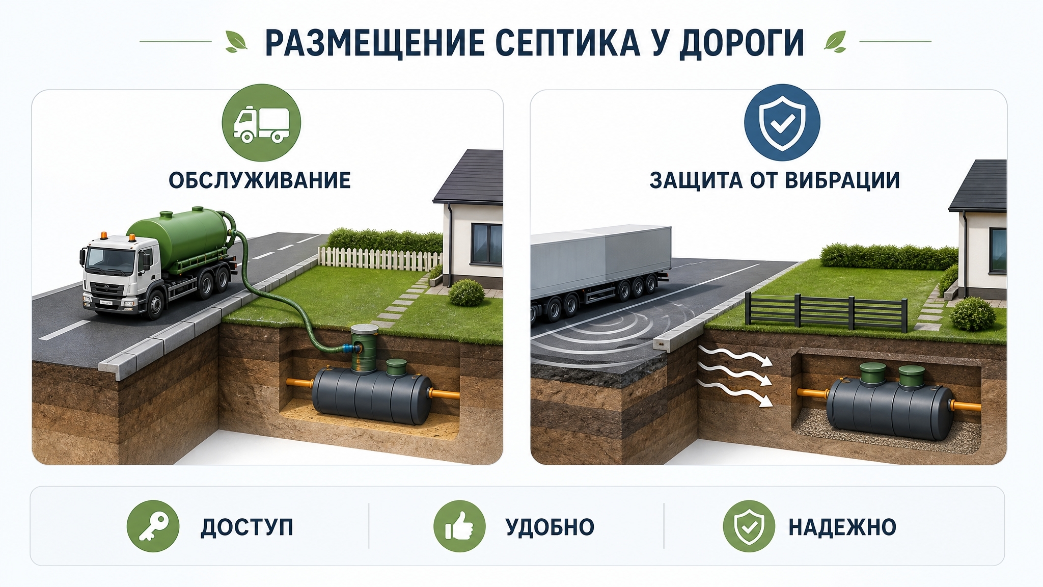 Расположение септика на участке: нормы расстояний по СНиП и СанПиН