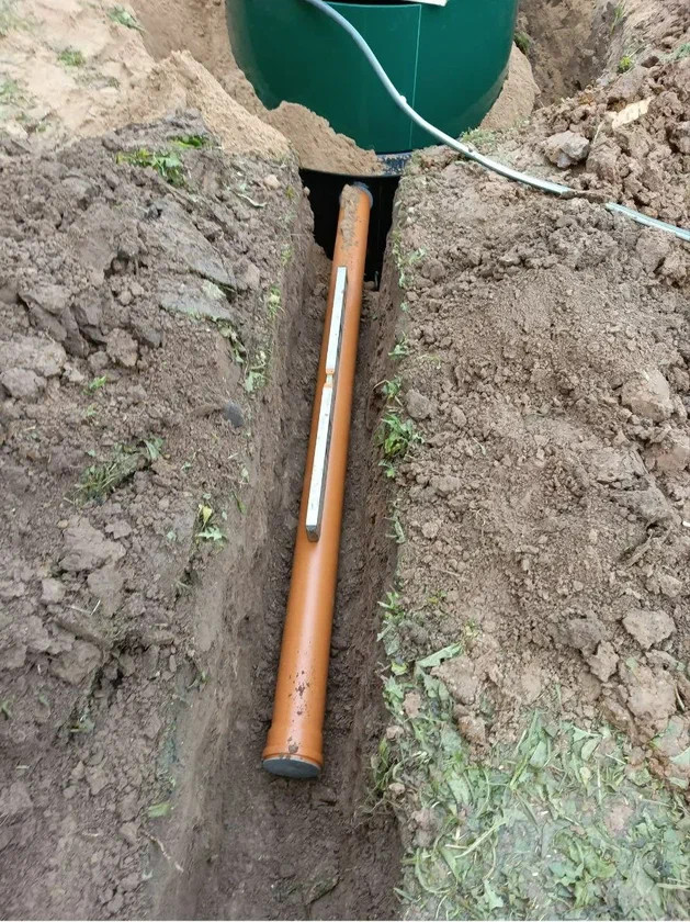 Установка септика для семьи из г. Чехов